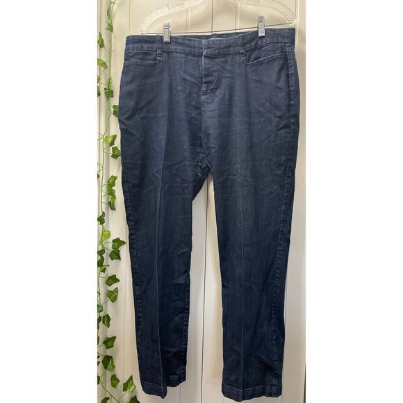 Women Dockers Denim Blue Pants Size 12p - Picture 1 of 6